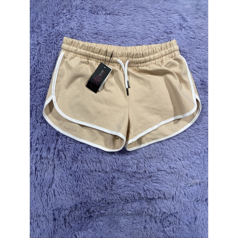 Allure Luxe‎ Nude Sporty Shorts Size Medium